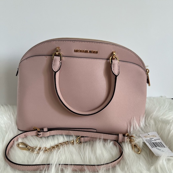 Michael kors pink large crossbody/hand dome bag - Picture 2 of 11